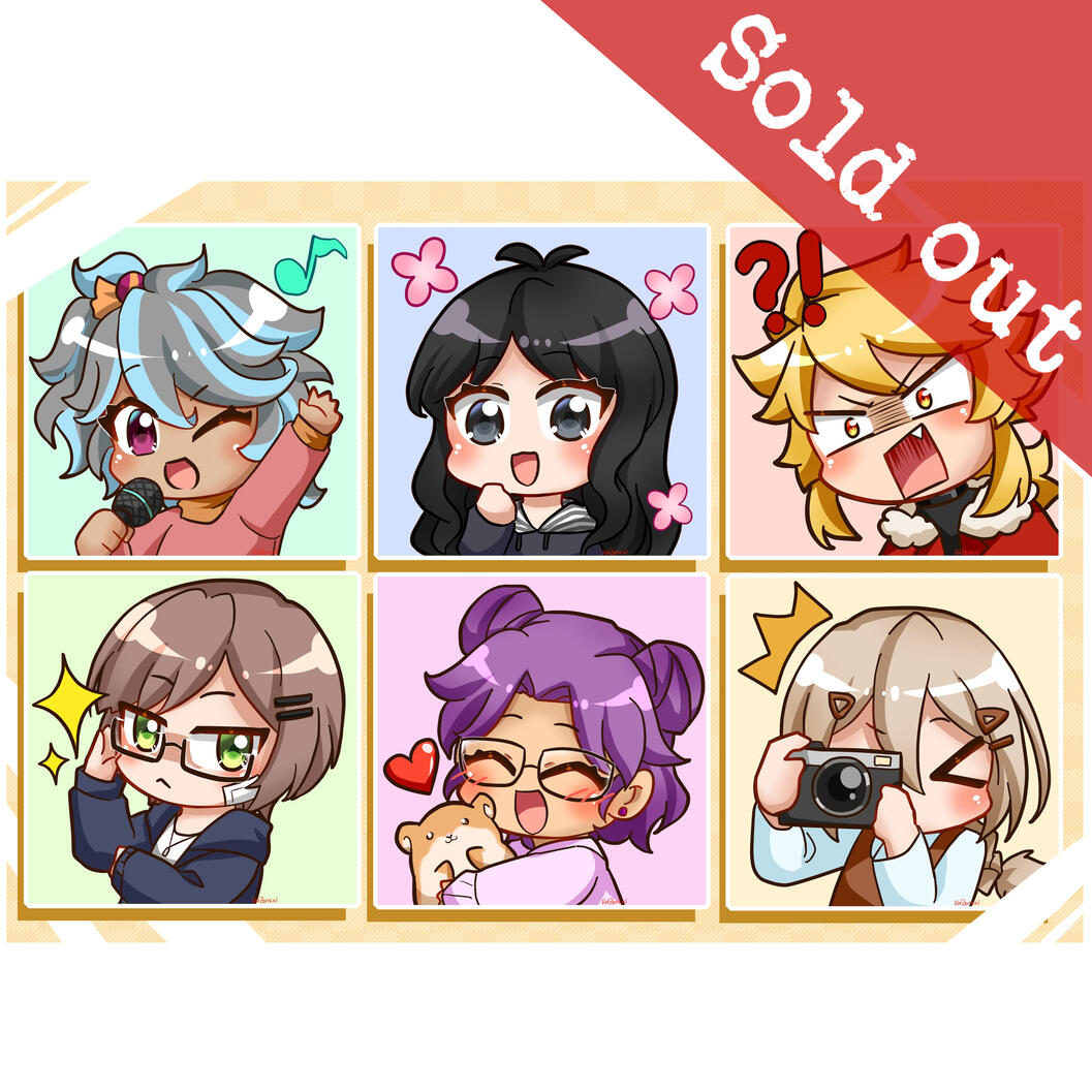 STELLYRA Chibi Sticker Sheet